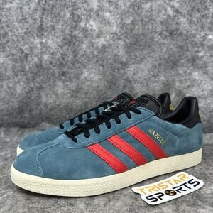LA Galaxy X Adidas Gazelle Shoes Mens Size 9.5 Blue IH2626 MLS Archive